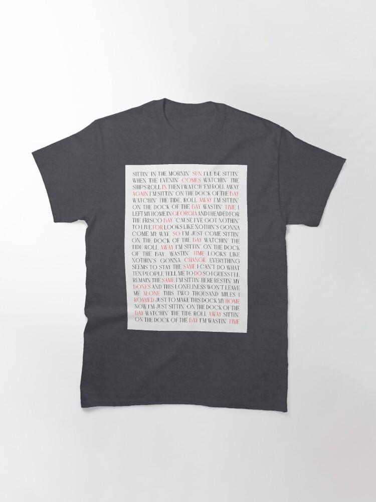 Sam Cooke Otis Redding - (Sittin' On) The Dock of the Bay Classic T-Shirt