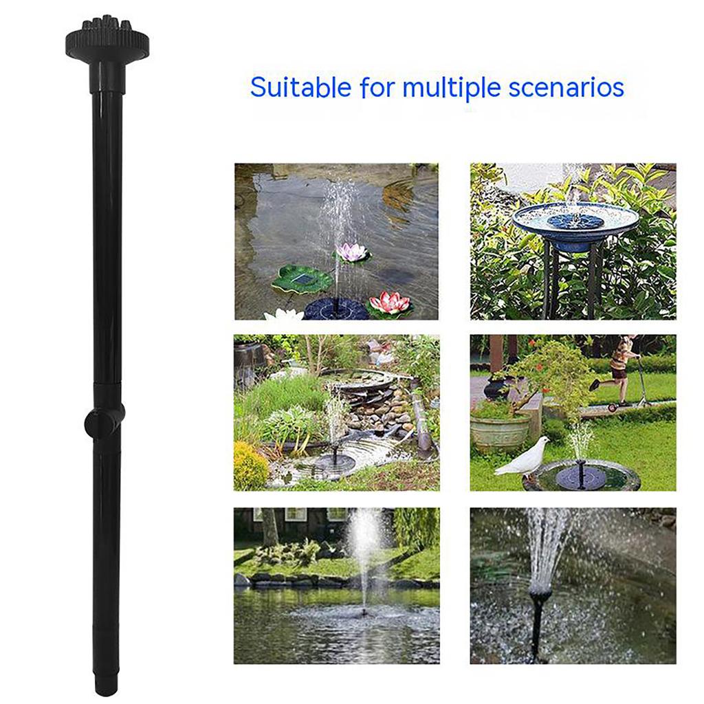 9pcs Fountain Pump Nozzle Set Adjustable Height Waterfall Sprinkler Spray Heads For Submersible Pump
