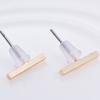 Минималистский бар Stick Line Женщины Серьги-гвоздики Партия Ювелирные изделия День Святого Валентина