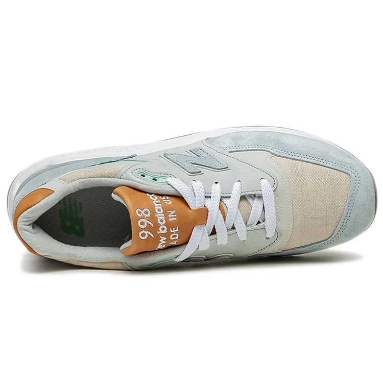 New Balance 998 Сделано в США Кроссовки унисекс Spring Fling Кремово-белый Тан M998ENE