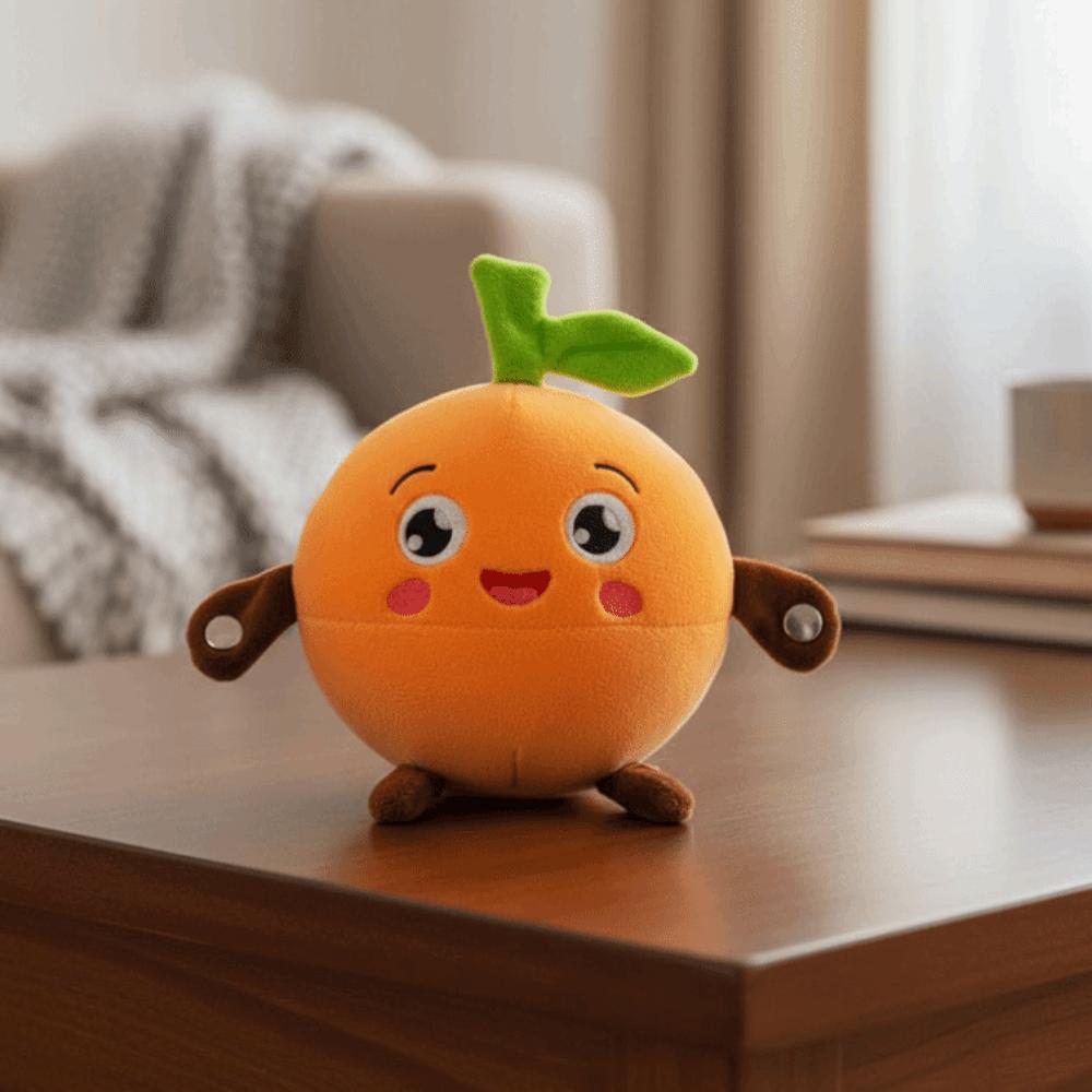Cute Fruit Induction Metronome Creative Music Rhythm Stuffed Doll Fruit Plush Toy Birthday Gifts