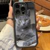 Кошка британская короткошерстная Мягкий ТПУ чехол для телефона Для iphone 17 Air 16 15 14 13 12 11 Pro Max Plus Чехол
