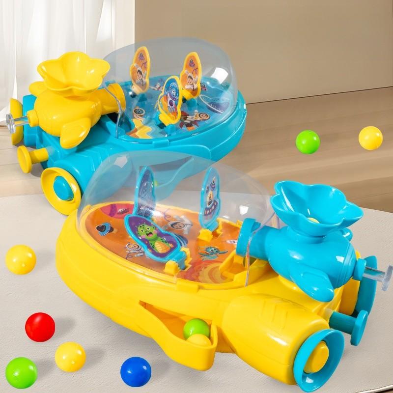 Spacecraft Pinball Machine Game Toy For Kids With Focus Training And Parentchild Play