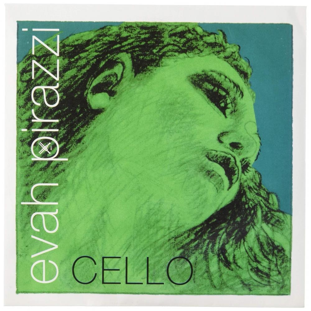 EVAH PIRAZZI Cello String D String No.3322 (SteelChrome Steel Winding)