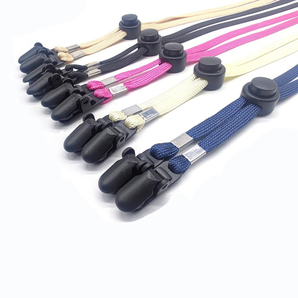 Solid Color Windproof Hat Anti-lost Hat Windproof Rope New Hat Retainer  Hat