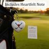 NEW Personalized Golf Present Thoughtful Compact Golf Pocket Hug Motivational Encouraging Message Card Golf Lovers