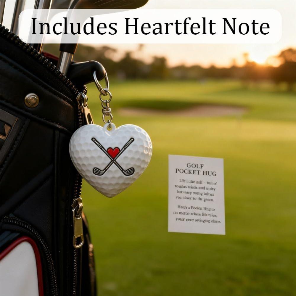 NEW Personalized Golf Present Thoughtful Compact Golf Pocket Hug Motivational Encouraging Message Card Golf Lovers
