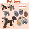 Indestructible Dog Toys, Interactive Dogs Toy Chew Toy, Indestructible Squeaky Dog Toys, Soft Plush Animal Playthings For Playing Trainin