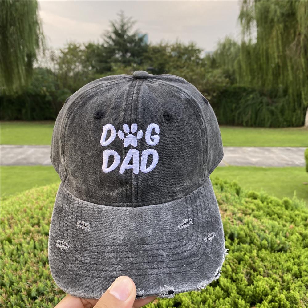 Спорт на открытом воздухе Бейсболки Летняя мода Буквы DOG DAD DOG MOM Вышивка Регулируемые Кепки Gorra Кепки Бейсболки