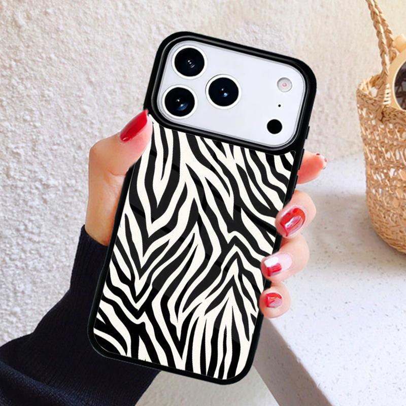 Tiger Zebra Leopard Phone Case For iPhone 17 Air 16 15 14 13 12 11 Pro Max Plus