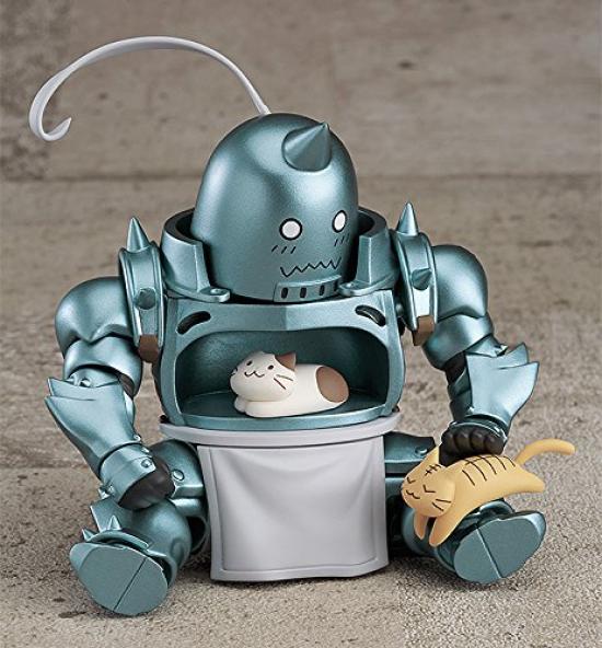 GOOD SMILE COMPANY Nendoroid Стальной Алхимик Альфонс Элрик Пластиковая Раскрашенная Подвижная Фигурка Без Масштаба Переиздание