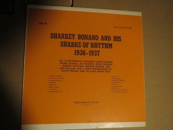 LP Record SHARKEY BONANO & HIS SHARKS OF RHYT - 1936 - 1937 TOM40 The Old Masters Non Japan Jazz Used