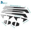 Real Soft Carbon Fiber Sticker For Toyota RAV4 XA50 2019 2020 2021 2022 2023 2024 2025 LHD RHD Car Inner Door Handle Trim Panel