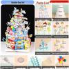 Xiaohongshu Birthday Cake DIY Set: Children's Snack Inserts & Foam Ornaments