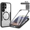 Совместим с чехлом для телефона Samsung S26Ultra QiCai, магнитный прозрачный S25Ultra S24Ultra противоударный защитный чехол