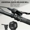 Aluminum Alloy Retro Bells Black Red Blue Gold Cycling Handlebar Durable Loud Horn