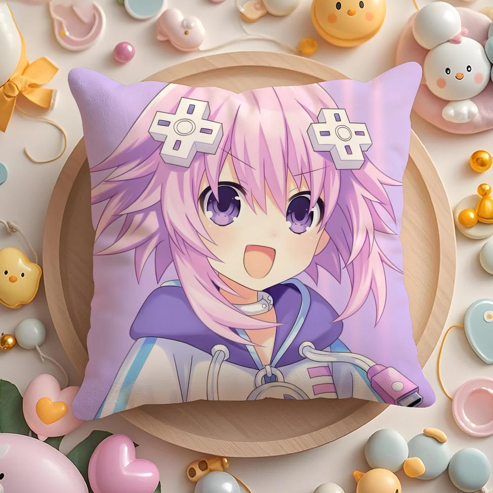 Чехол на подушку Hyperdimension Neptunia Милый, для дома и автомобиля, многоцелевой, двусторонний, мягкий и прочный, для повседневного использования