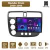 Автомобильная магнитола Android Car-Play для Honda Civic 2000-2006, Мультимедийный плеер, Головное устройство, Стерео, GPS-навигация, BT, WIFI, 2+64 ГБ