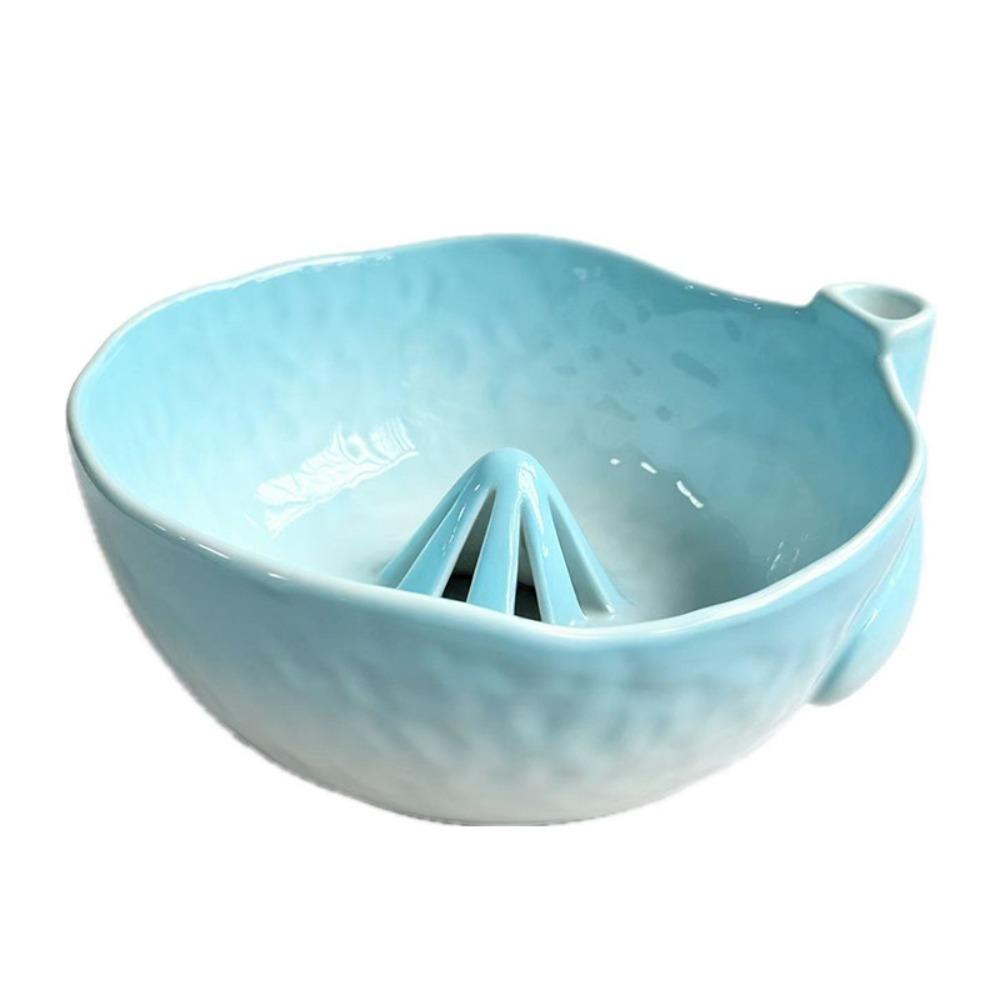 Raised Drainage Hole Ceramic Fruit Washer Perforated Draining Fruit Strainer Strawberries