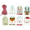 Christmas Character Gift Tag 7cm 12 Pieces