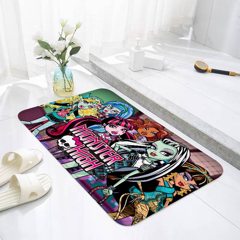 Anime-E-MonsterS Floor Mats Home Laundry Rug Carpet For Living Room Decor Lounge Area Anti-slip Foot Mat Entrance Doormat