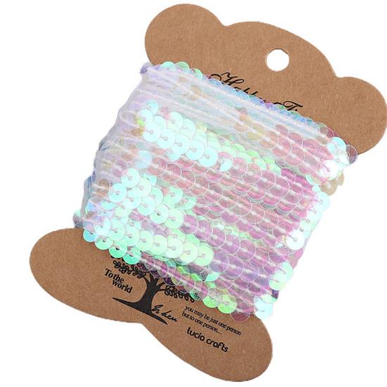 1 рулон отделки блестками, глянцевый режущий стол, 10 ярдов, швейные поделки, лента с блестками, сделай сам, тканевый аксессуар