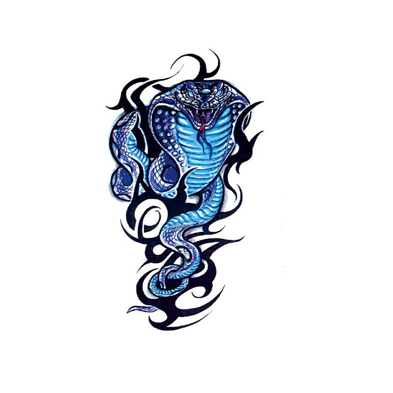 Голова тигра, голова волка, элемент татуировки, акварель, 3D, переносимый на воду, большой набор рисунков, водонепроницаемая наклейка для татуировки