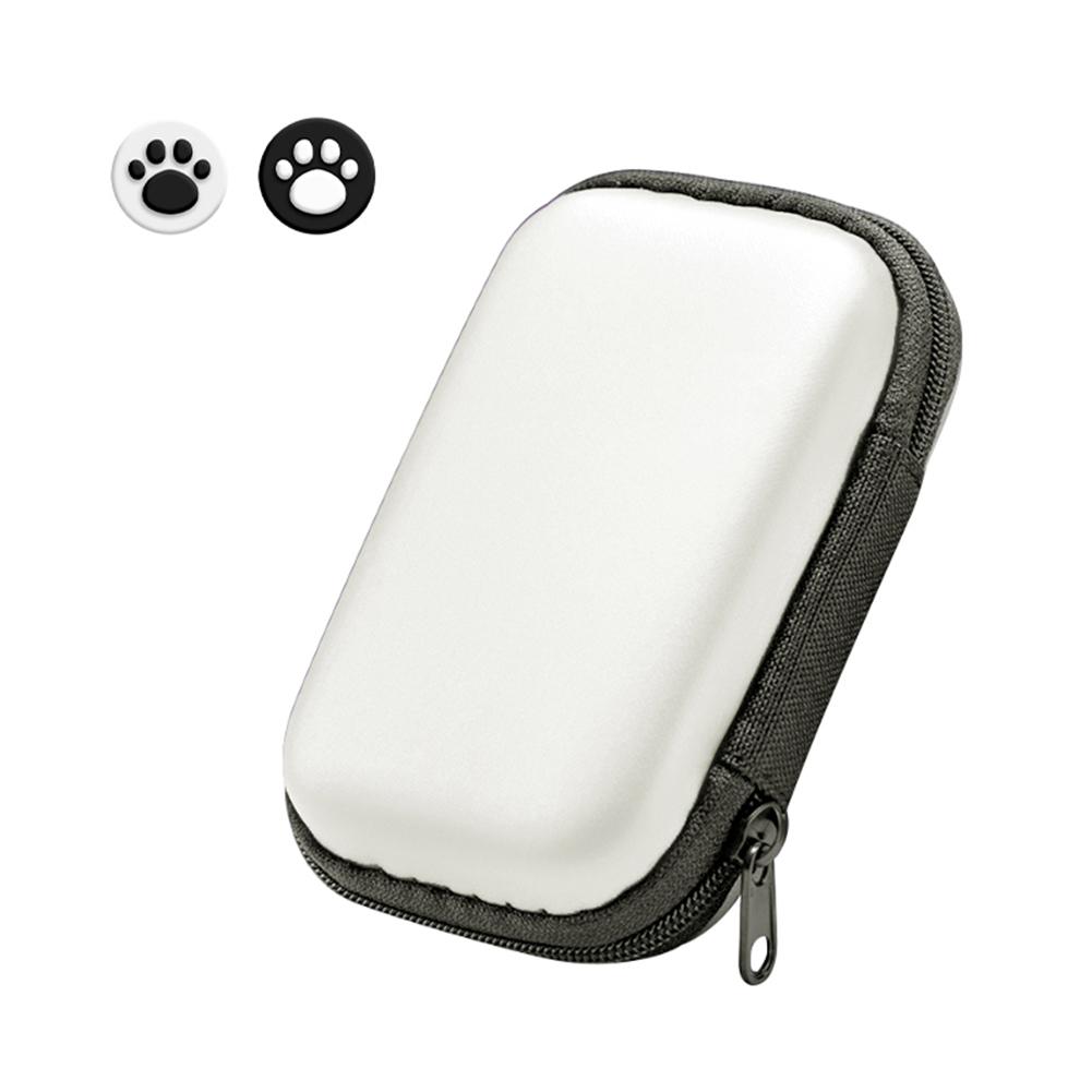 EVA Hard Carrying Case Shockproof with 2 Joystick Caps Hardshell Case Anti-scratch Protection Bag Waterproof for Miyoo Mini Plus