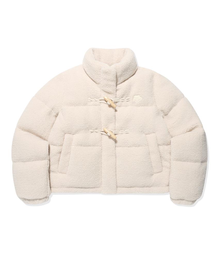 Wacky Willy Women'S Fleece Toggle Short Down Cream