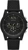 Armani Watch AX1344 Regular Import Black [AX Exchange] Men's