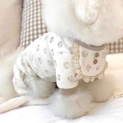Нижнее белье для собак J Pet Dog, пижама-нагрудник, коричневый