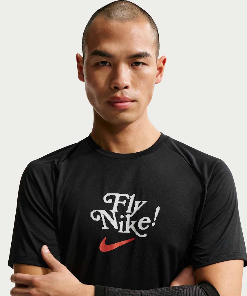 Nike Беговая футболка с коротким рукавом Nike Dri-Fit Adv Stride Fly M - Черный / If2025-010