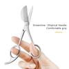 Ножницы с лезвием «утконос», ножницы «пеликан», ковровое покрытие со стальной ручкой, точная аппликация, ковровое покрытие, бытовые швейные ножницы