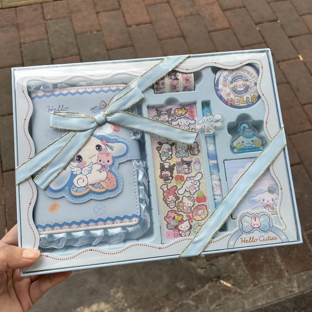 Hello Kitty Kuromi Melody Cinnamoroll Cartoon Password Lock Diary With Faux Leather Cover For Kids And Teens