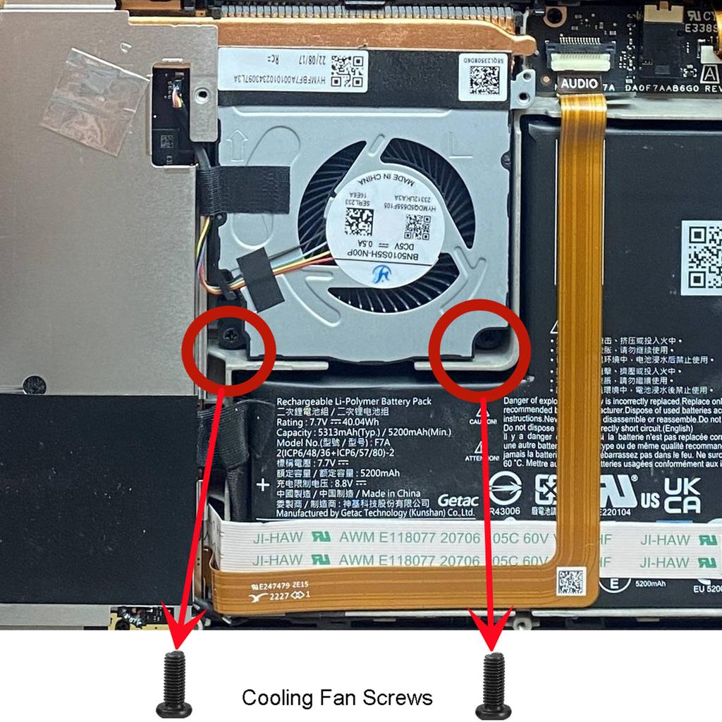 14 шт./набор металлических винтов Комплект винтов для задней крышки корпуса игровой консоли с винтом для охлаждающего вентилятора, винтом для экрана-заглушки для Steam Deck