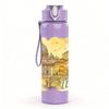 1PC Vatican Rome Building Watercolor 750ml Color Plastic Sports Water Bottle Leakproof Flip Straw Lid Suitable for Sports Office Home Use
