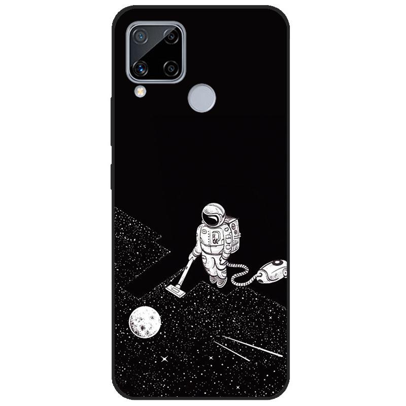 For Realme C15 Case RealmeC15 Soft Silicon TPU Cover For OPPO Realme C15 C 15 Phone Cover Protective Bumper Coque Funda 6.5 inch