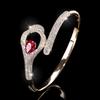 Light Luxury and Exquisite Micro-paved Open Bracelet Valentine's Day and Chinese Valentine's Day Gift Bracelet