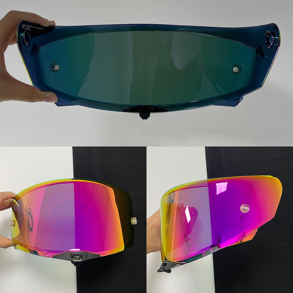 TT REVO High-Def Electroplated Lens for Day/Night Use with UV Protection – Fits TT REVO Motorcycle Helmet.