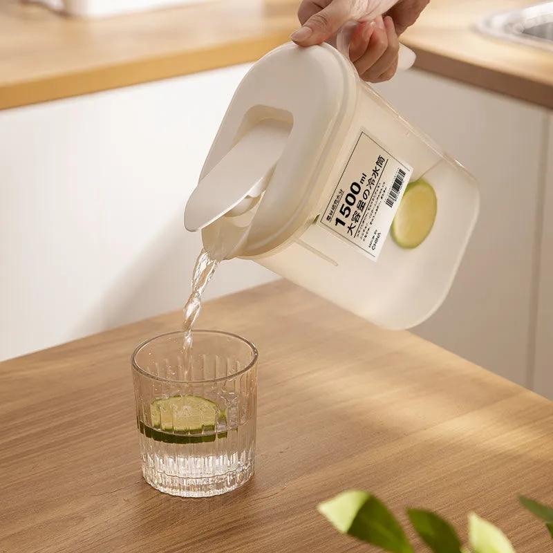 Cool Water Kettle Large-capacity Refrigerator Household Water Pot Anti-fall High Temperature Resistant Teapot Juice Drink Lemon Fruit Cup Pitcher Jug