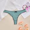 Yousheng Женские стринги Бесшовные с низкой посадкой Хлопковое нижнее белье Сексуальные трусики бикини с оборками Женские дышащие трусы