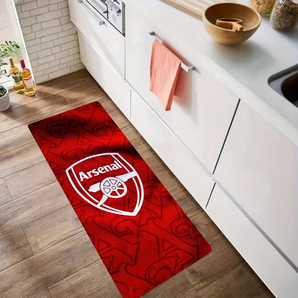 Love Arsenal Football Club Kitchen Floor Mat Nonslip Washable Soft Carpet Doormat Suitable For Bedroom Living Room Kitchen And Bathroom Home Decor
