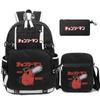 3Pcs/Set Anime Chainsaw Man Backpack for Teenage Boy Girl Back To School Backpack Pokemon Student Schoolbag Men Women Leisure Travel Bags