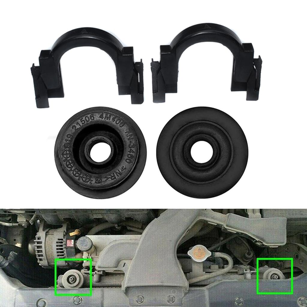 Mount Rubber Radiator Bushing Gasket Pad Holder Mounting Bracket Fit for T30 T31 S35 21506-4M400 21507-4M400 21542-CA000