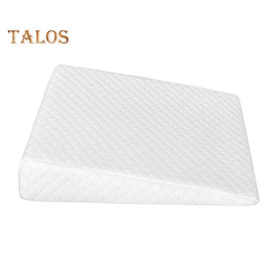 Подушка для сна младенца, пена с эффектом памяти, клиновидная подушка для грудного вскармливания, антирефлюксная подушка для младенцев с чехлом на молнии для мальчиков и девочек, детская кровать