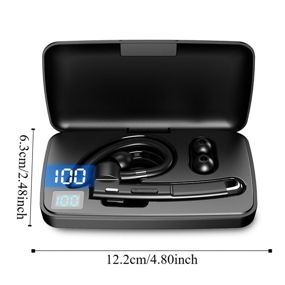Rotatable Business Headset Screen Display Wireless Headphones Bluetooth Earphone Sports