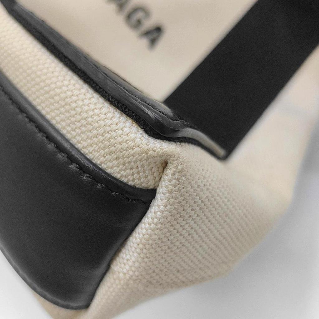 [Pre-Owned] Balenciaga Xs Cabas Tote Bag 'Natrual/Black' - Excellent #7C8QJ2