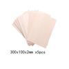 5-20pcs Balsa Wood Sheets Ply 100-300mm Long 1mm/1.5mm/2mm/3mm/4mm/5mm/6mm/8mm Thick For Craft DIY Project Wood Model Building