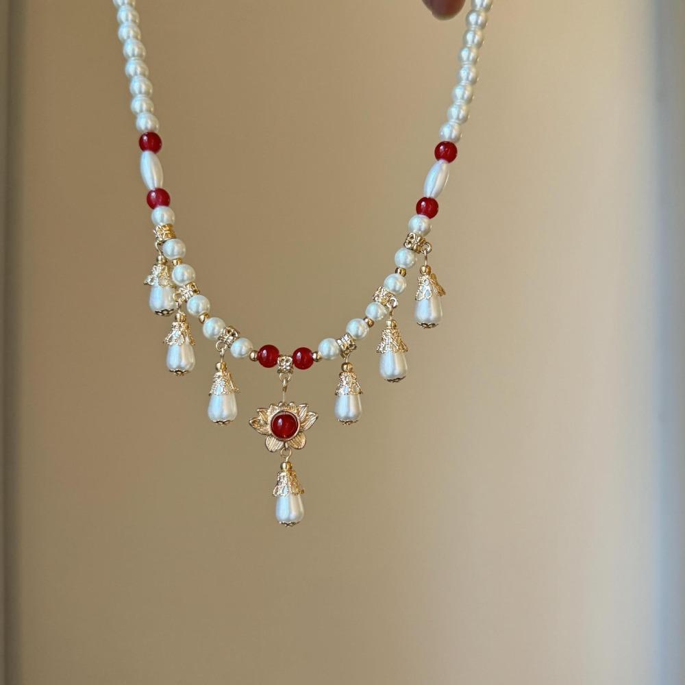 Vintage Hanfu Necklaces Exquisite Cheongsam Necklace Vintage Chinese Style Necklace Jewelry