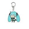 Hatsune Miku Cute Acrylic Keychain: Creative Anime Girl Pendant